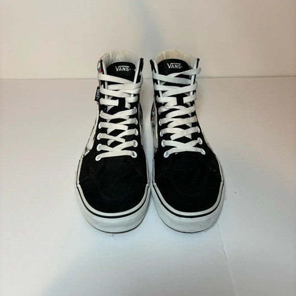 VANS “Filmore Hi” Butterfly Checkerboard High Top Shoes Women’s Sneakers Sz 9.5 - Picture 6 of 9